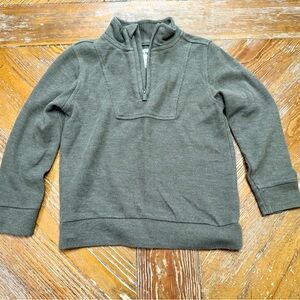 Kids Green Half Zip Up